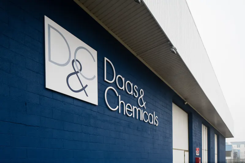 DAAS & Chemicals headquarters building with the company sign